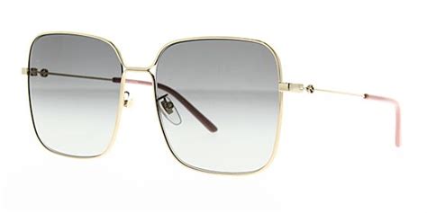 Gucci Blue Gradient Square Ladies Sunglasses .